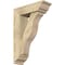 Ekena Millwork Funston Traditional Rough Sawn Bracket w/ Offset Brace, Douglas Fir, 6"W x 18"D x 26"H BKT0604X18X26FST01RDF - alternate 1
